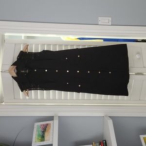 Calvin  Klein sleeveless  snap up dress